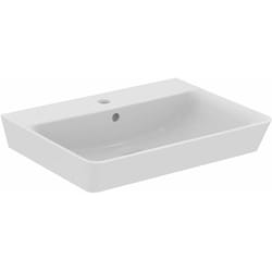Ideal Standard - Connect Air - Lavabo Cube , 600x460x160 mm, avec un trou pour mitigeur, blanc E029801