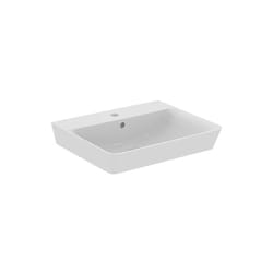 Ideal Standard - Connect Air - Lavabo Cube 550x460x160 mm, avec un trou pour mitigeur, blanc E029901