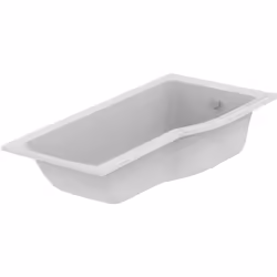 Ideal Standard Connect Air 1 x Baignoires à encombrement réduit Avec zone de douche Version droite L x P x H : 1695 x 795 x 3 ...