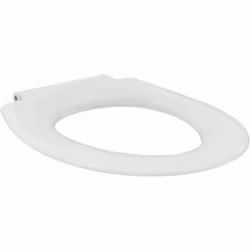 abattant WC sans couvercle couleur : blanc matériau : plastique dimensions : 440 x 360 x 30 mm entraxe de fixation: 155 mm sa ...