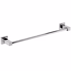 Porte-serviettes finition de surface : chrome matériau : métal dimensions totales : 495 x 80 x 45 mm fixations cachées avec k ...