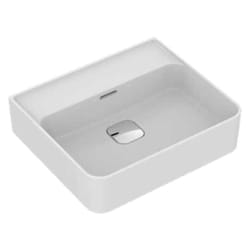 Strada ii Lavabo 500x430x180 mm, sans trou de robinetterie, avec trop plein, blanc brillant (E239801) - Ideal Standard