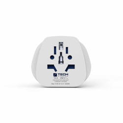 Travel Blue TB-902 adaptateur prise d'alimentation Type E/F (hybride) Universel Blanc
