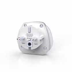 Travel Blue TB-902 adaptateur prise d'alimentation Type E/F (hybride) Universel Blanc