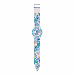 Montre - Disney - Lilo & Stitch - Bracelet en silicone - Affichage analogique - Multicolore