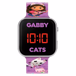 Montre - Disney - GAB4033 - Numérique - Quartz - Bracelet en Plastique Violet