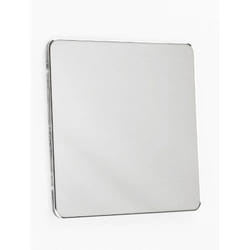 Plaque vierge - Schneider Electric - GU8410PC - Chrome poli - 88 x 88 mm - Intérieur