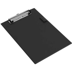 Porte-Blocs A5 - RAPESCO - Noir - Pince forte - Angles de protection - Porte-stylo