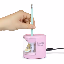 Rapesco PS12-USB Taille crayon électrique Rose