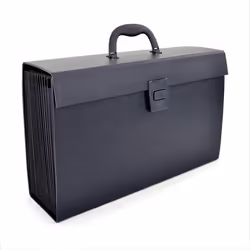 Trieur - Valisette - Classement - 19 compartiments - Noir - Format A4+ - Rapesco