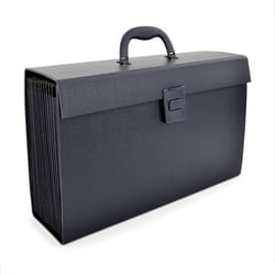 Trieur - Valisette - Classement - 19 compartiments - Noir - Format A4+ - Rapesco