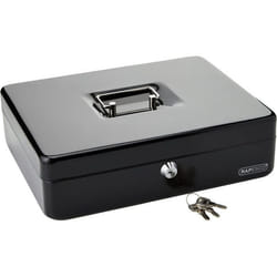 Caisse à Monnaie - RAPESCO - 30cm - Noire