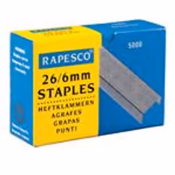 Rapesco 26/6-8mm, 26 agrafes