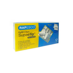Rapesco Supaclip 60 reliure 100 pièce(s) Acier inoxydable