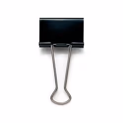Pinces à Double Clip - RAPESCO - 32mm - Noir - Pqt de 10 - Corps solide et durable
