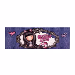 Gorjuss Fourre-tout Cheshire cat Caisse Violet (20.2 x 4 x 7 cm)