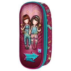 Gorjuss Trousse d'écolier Fireworks Bordeaux (10 x 23 x 6 cm)
