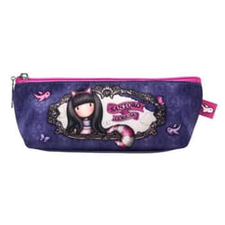 Gorjuss Trousse d'écolier Cheshire cat Rose Violet (22.3 x 8.8 x 5.7 cm)