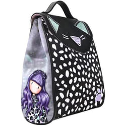 Gorjuss Sac à dos Casual Smitten kitten Noir Blanc (23 x 11 x 27 cm)