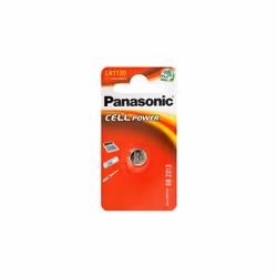 Panasonic LR54/AG10/LR1130 1-BL, Batterie à usage unique, Alcaline, 1,5 V, 1 pièce(s), 65 mAh, Argent