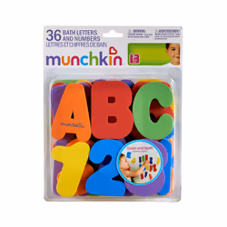 Munchkin Lettres et chiffres pour le bain, Multicolore