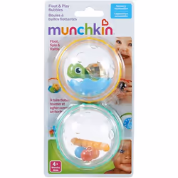 Munchkin Float & Play Bubbles, Turtle Animal de bain Bleu, Vert, Rouge, Jaune - Vue supplémentaire 7