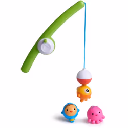 Munchkin Fishin’ Bath Toy, Jouet de bain, Garçon/Fille, 2 an(s), Bleu, Orange, Rose, Jaune