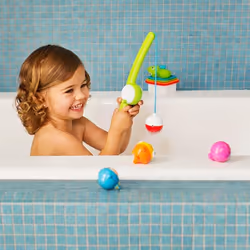 Munchkin Fishin' Bath Toy Jouet de bain Bleu, Orange, Rose, Jaune - Vue supplémentaire 6