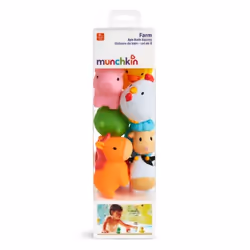 Munchkin Farm Bath Squirts Animal de bain Bleu, Vert, Orange, Rose, Rouge, Blanc, Jaune - Vue supplémentaire 5