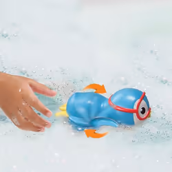 Munchkin Swimming Penguin Animal de bain Bleu, Jaune