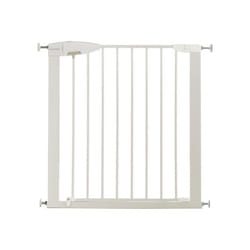 Barrière De Sécurité Enfant Munchkin Portillon Semi-Auto Métal Blanc, L.73 /79Cm