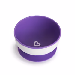 Munchkin Stay Put Suction Bowls 6 mois Bleu, Vert, Violet
