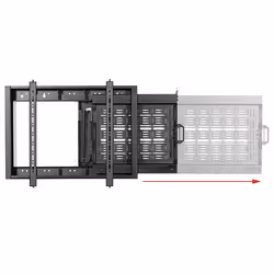 B-Tech BT7883 support d'écran plat pour bureau 70" Noir Mur