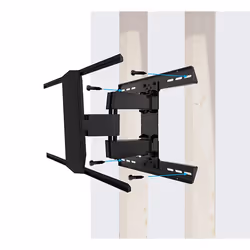 B-Tech Twin Cantilever 190,5 cm (75") Mur Noir - Vue supplémentaire 6
