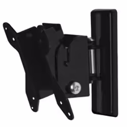 B-Tech BT7518, 58,4 cm (23"), 75 x 75 mm, 100 x 100 mm, -10 - 17°, 0 - 130°, Noir