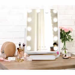 Rio MMHD-EU miroir de maquillage Autonome Rectangulaire Blanc - Vue supplémentaire 2