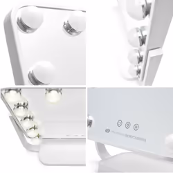 Rio MMHD-EU miroir de maquillage Autonome Rectangulaire Blanc - Vue supplémentaire 6