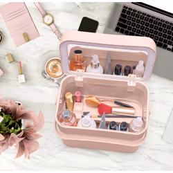 Rio CSBL étui compact pour maquillage Pêche