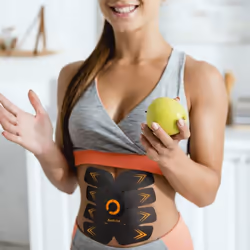 Bodi-Tek BT-ABTR5 stimulateur musculaire électronique Plaque d'autocollants Noir