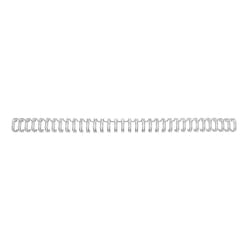 GBC Peignes métalliques WireBind argent 6 mm (100)