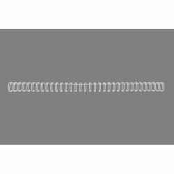 GBC Peignes métalliques WireBind blanc 8 mm (100), Blanc, 70 feuilles, Métal, A4, 8 mm, 100 pièce(s)
