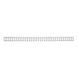GBC Peignes métalliques WireBind argent 8 mm (100)