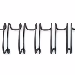 GBC Peignes métalliques WireBind argent 8 mm (100)