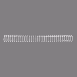 GBC Peignes métalliques WireBind blanc 11 mm (100)