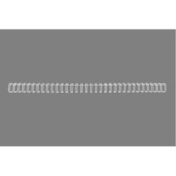 GBC Peignes métalliques WireBind blanc 125 mm (100)