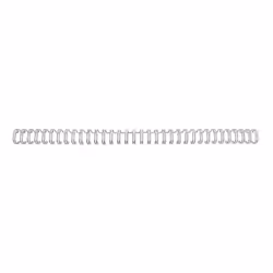 GBC Peignes métalliques WireBind argent 125 mm (100)