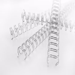 GBC Peignes métalliques WireBind argent 125 mm (100)