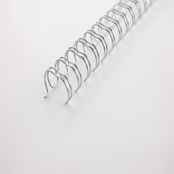 GBC Peignes métalliques WireBind argent 14 mm (100)