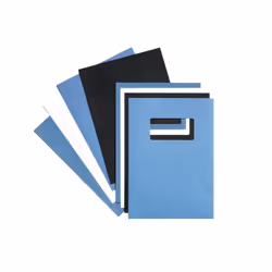 GBC Plats de couverture LeatherGrain 250 g/m² bleu roi (25), A4, Cuir, Bleu, 250 g/m², Égypte, 386 g