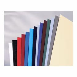 GBC Plats de couverture LeatherGrain 250 g/m² noir (25), A4, Cuir, Noir, 250 g/m², Égypte, 372 g